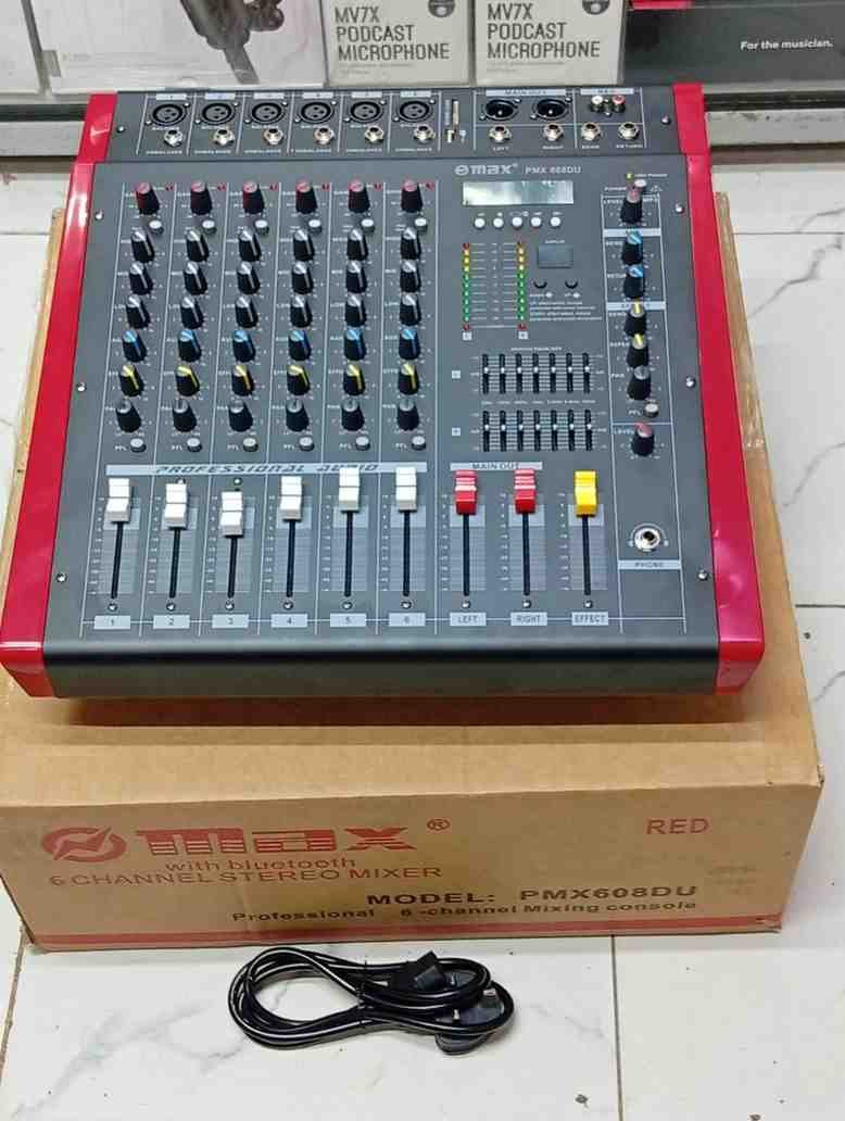 Max 6 Channels powered mixer - City Sounds Nairobi