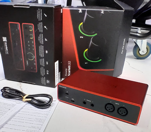 Focusrite Scarlett 2i2 4th Gen Audio interface - City Sounds Nairobi
