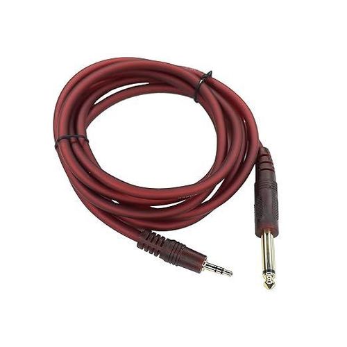 Premium 3.5mm to 6.35mm Stereo Audio Cable - Crimson Red - City Sounds Nairobi