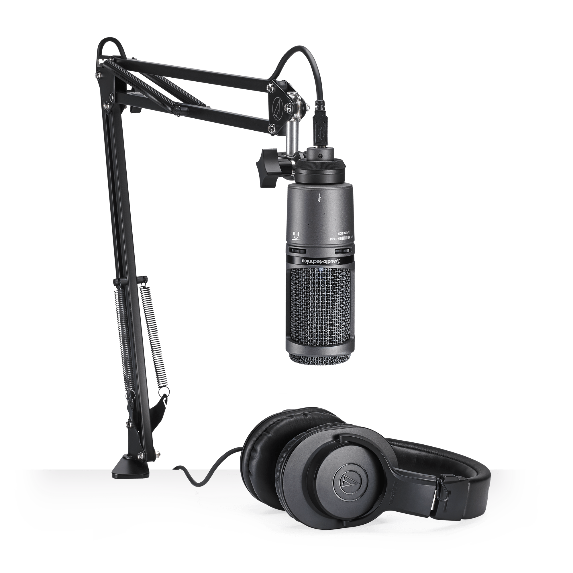 Audio-Technica AT2020USB+ & ATH-M50x Professional Studio Bundle - City Sounds Nairobi