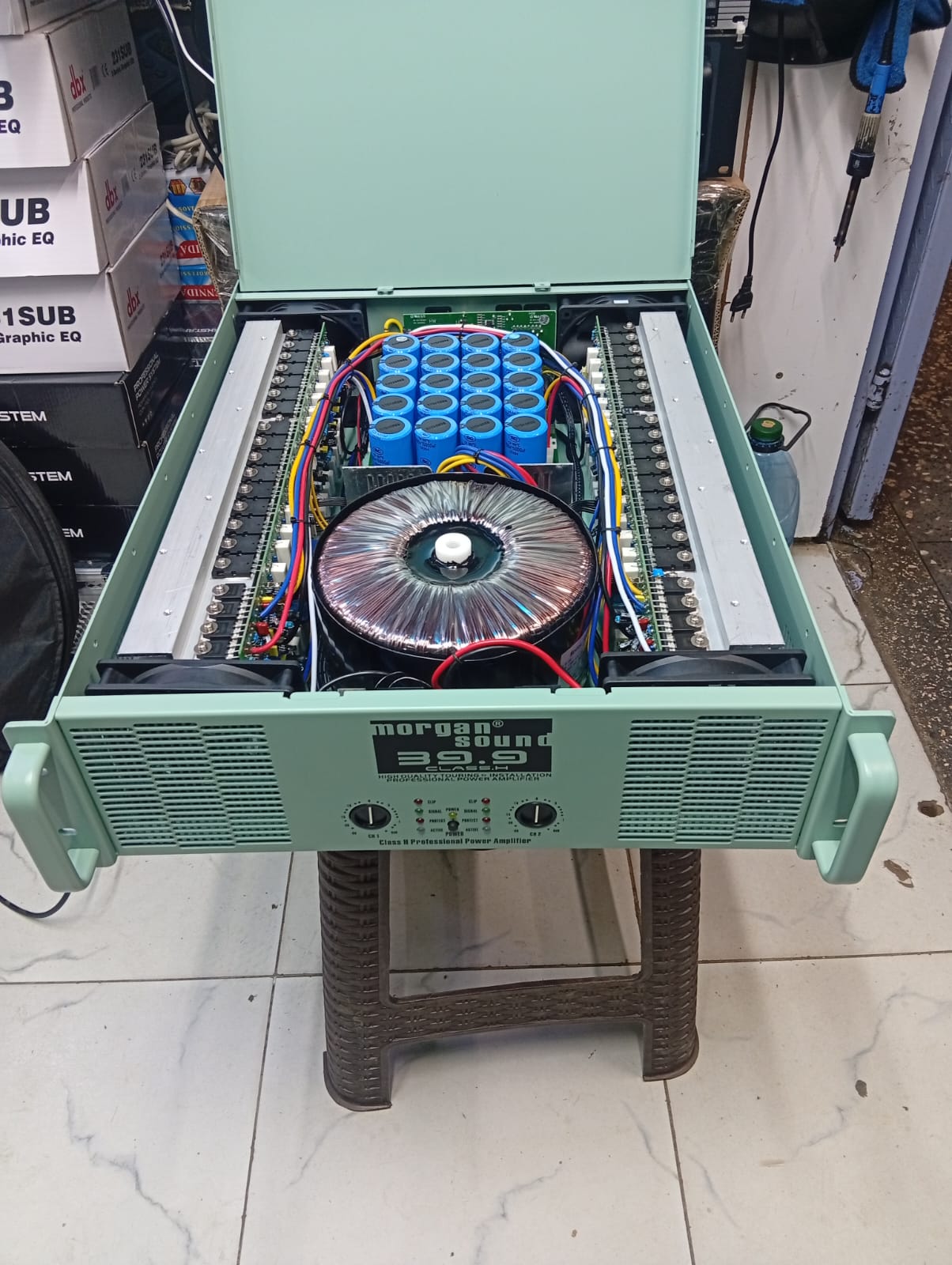 Morgan Sound 39.9 Class H Professional Power Amplifier - photo 3 - City Sounds Nairobi