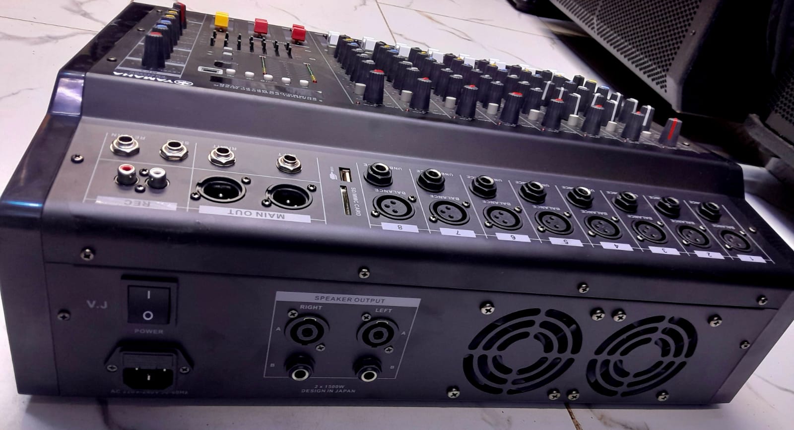 Omax PMU-1200S 12-Channel Powered Mixer - photo 3 - City Sounds Nairobi