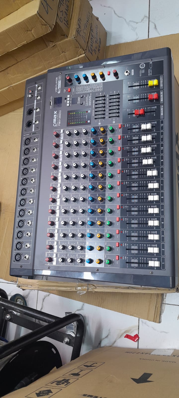 Omax PMU-1200S 12-Channel Powered Mixer - photo 4 - City Sounds Nairobi