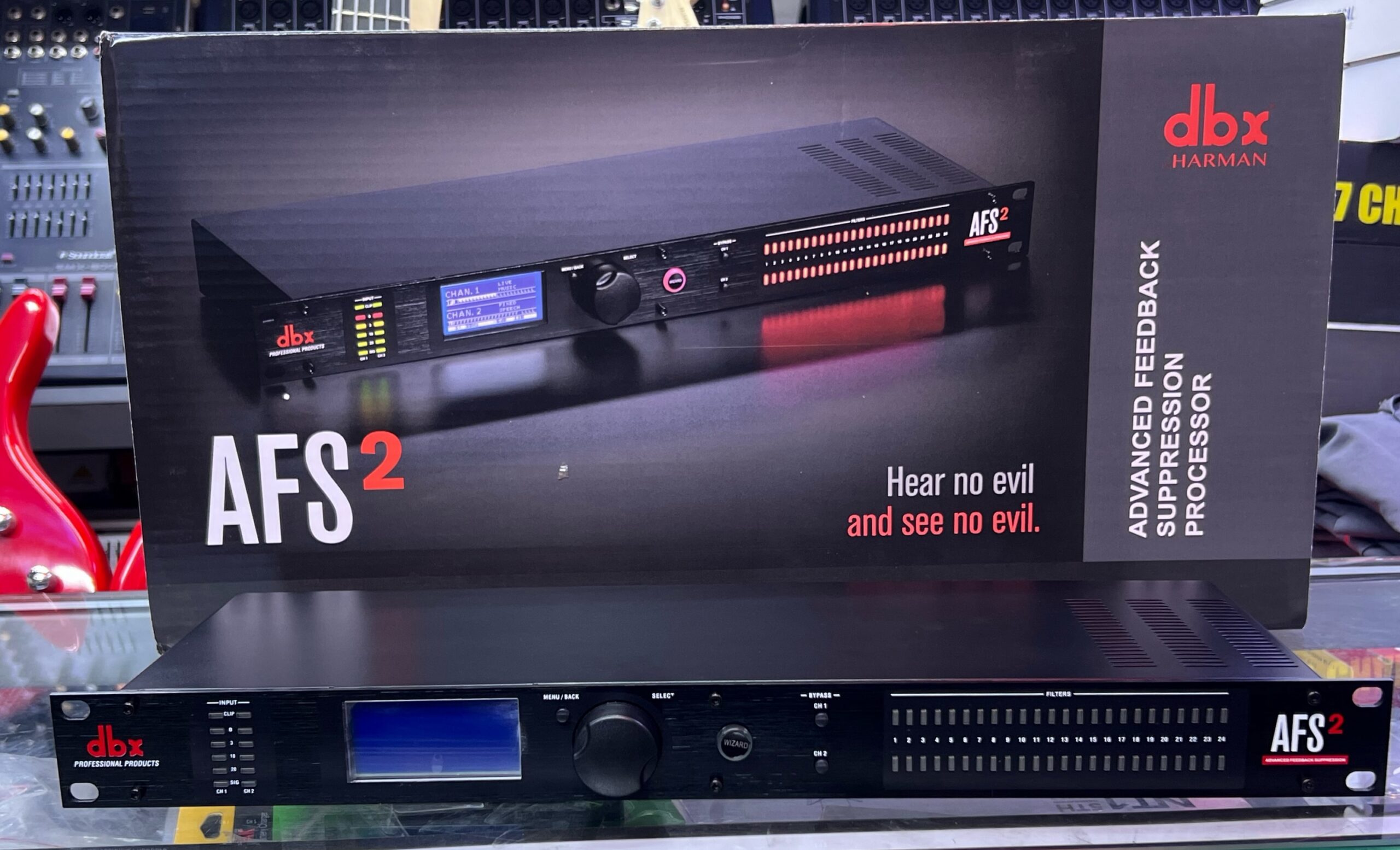 dbx AFS2 Dual-Channel Advanced Feedback Suppression Processor - City Sounds Nairobi