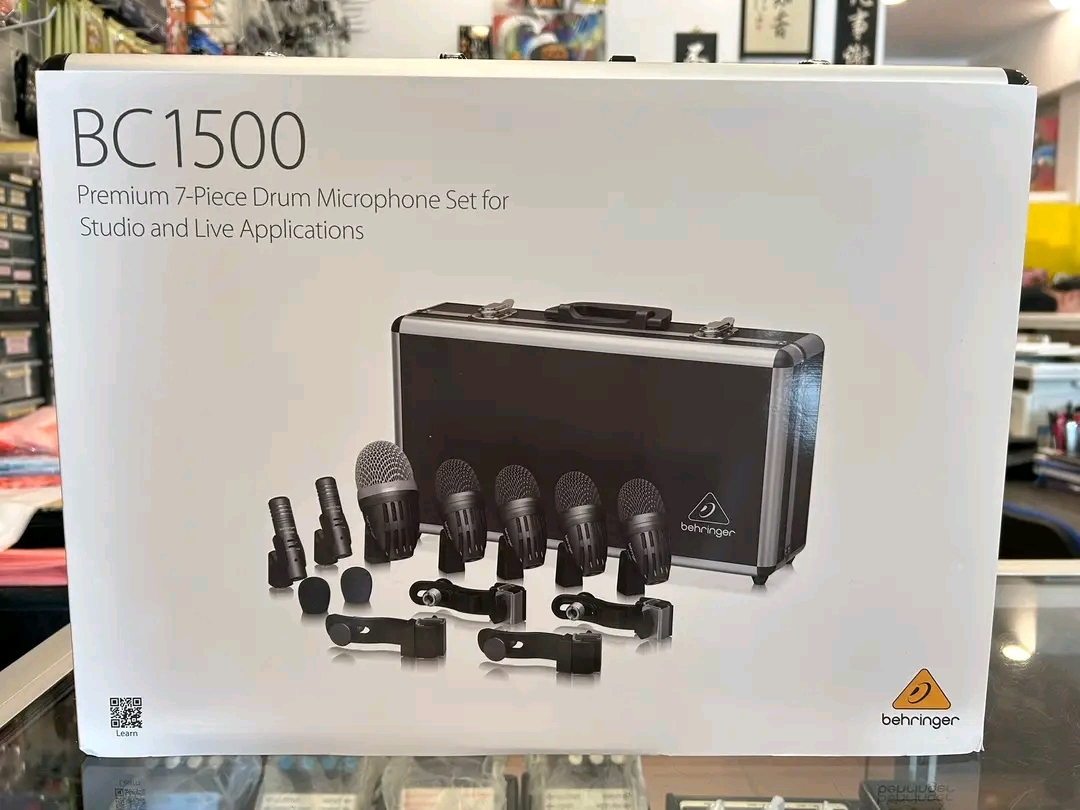 Behringer BC1500 Premium 7-Piece Drum Microphone Set with Hard Case for Studio & Live Applications - City Sounds Nairobi