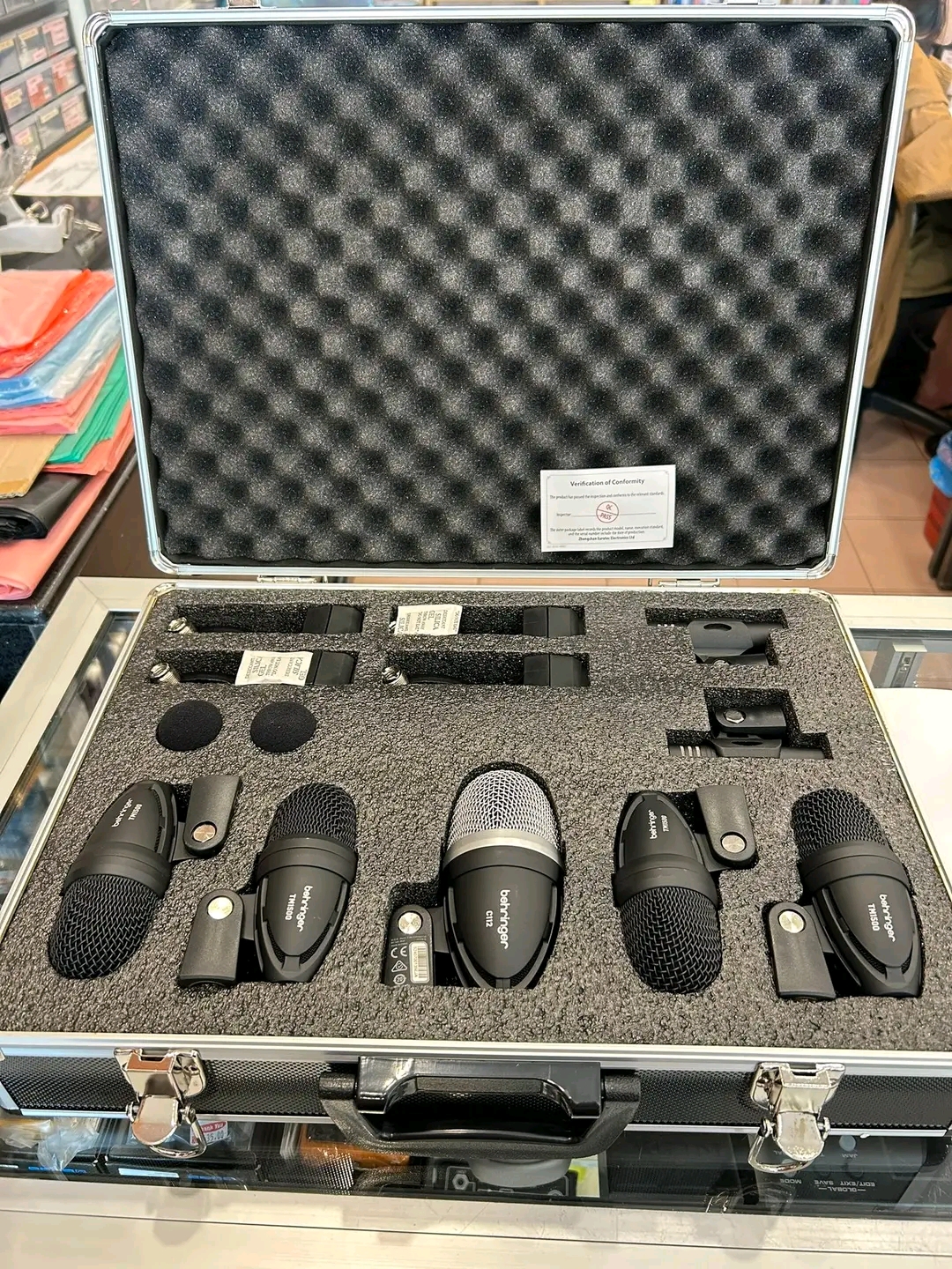 Behringer BC1500 Premium 7-Piece Drum Microphone Set with Hard Case for Studio & Live Applications - photo 3 - City Sounds Nairobi