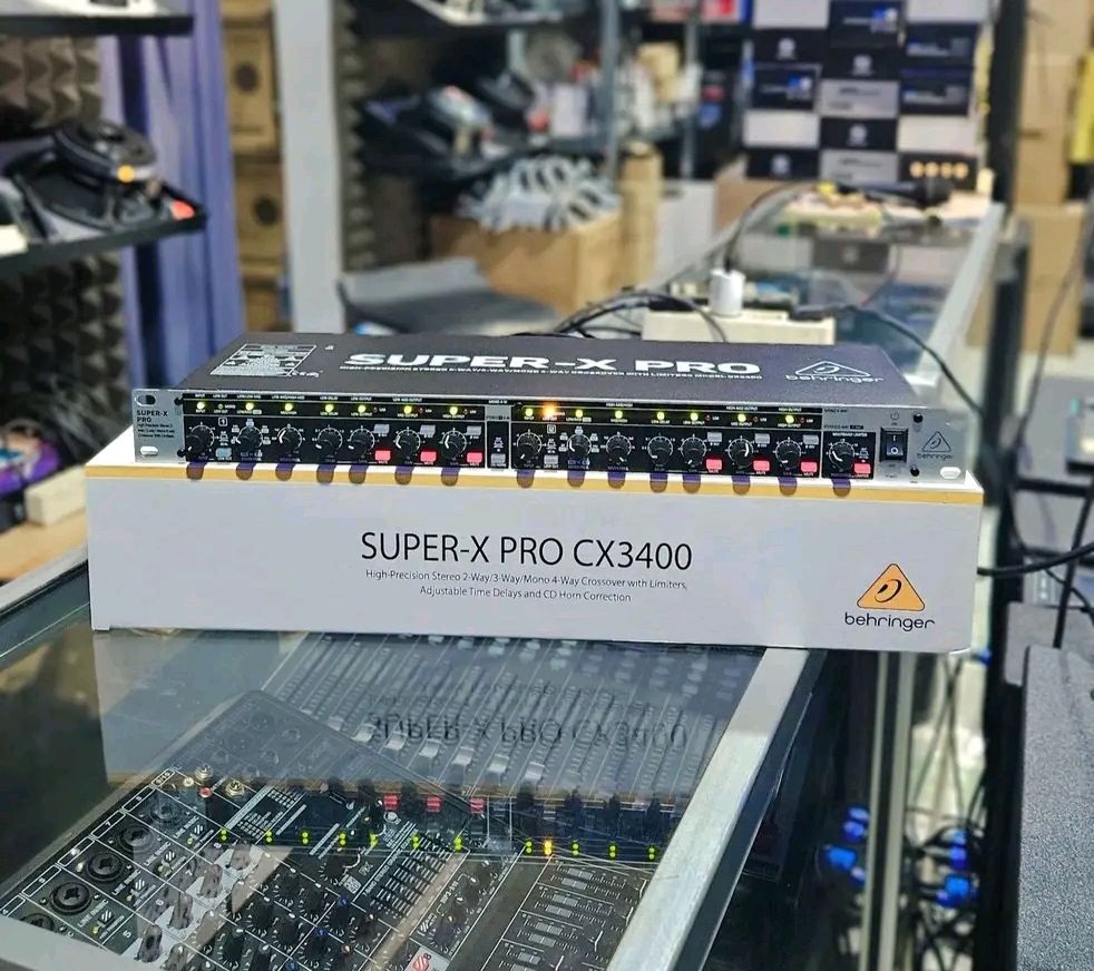 Behringer Super-X Pro Cx3400 High Precision Stereo-2 Way Crossover With Limiter - City Sounds Nairobi