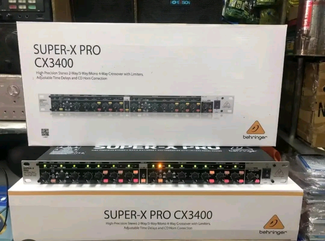 Behringer Super-X Pro Cx3400 High Precision Stereo-2 Way Crossover With Limiter - photo 3 - City Sounds Nairobi