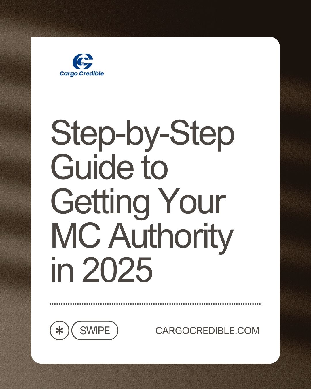 Step-by-Step Guide to Getting Your MC Authority in 2025