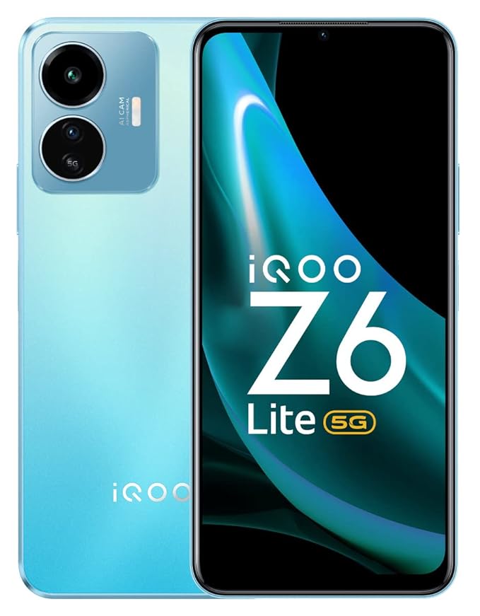 iQOO Z6 Lite 5G (Stellar Green, 6GB RAM, 128GB Storage)