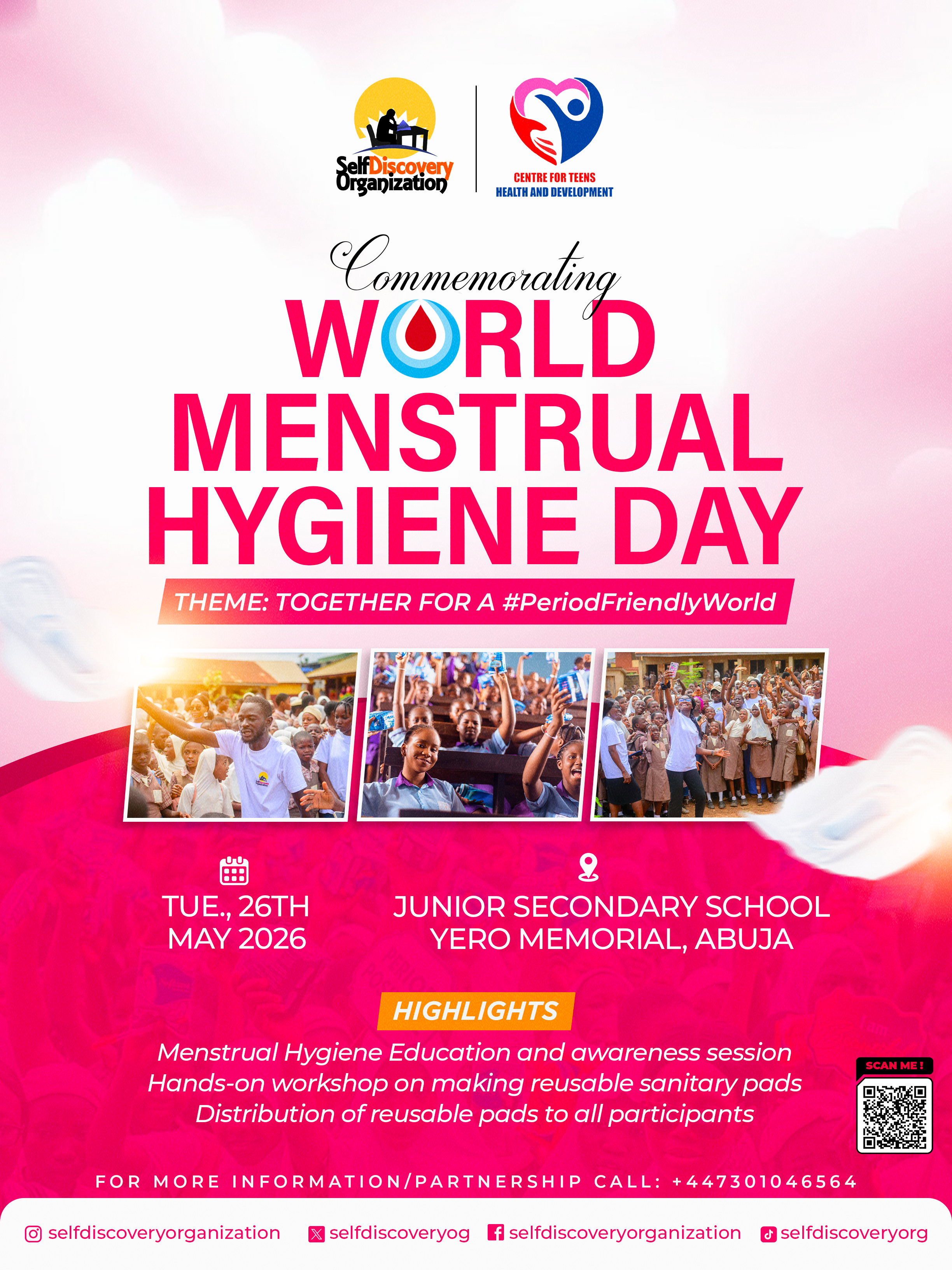 SDO Menstrual hygiene day 2026 