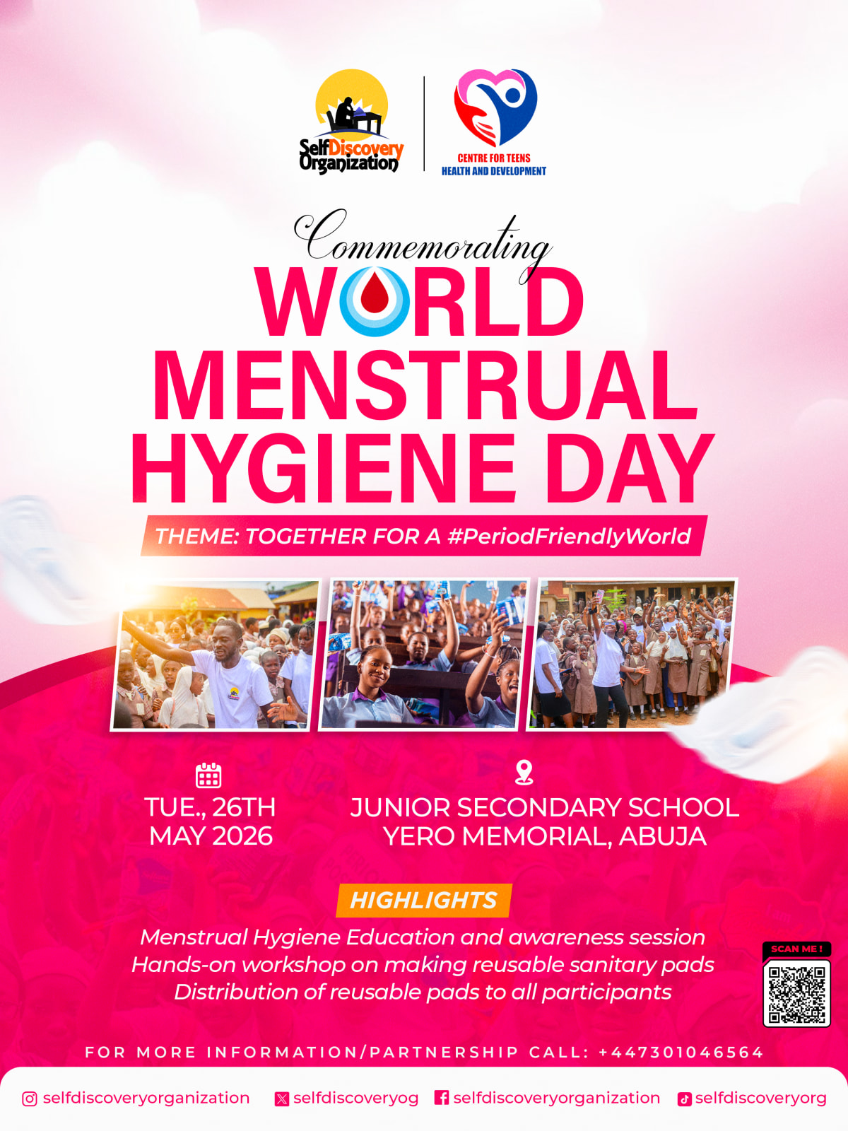SDO Menstrual hygiene day 2026 
