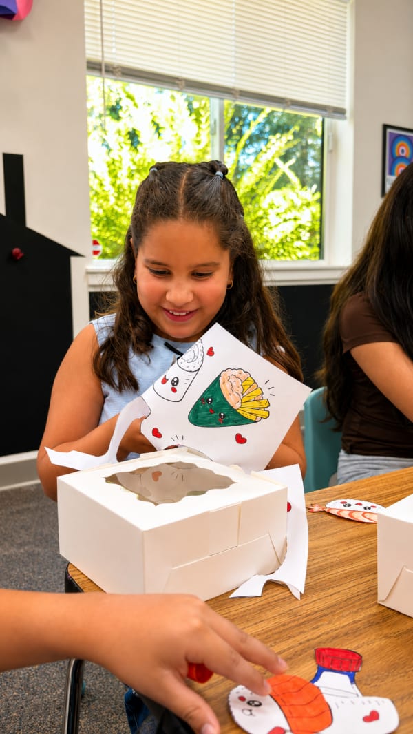 Children at Spanish Horizons after care