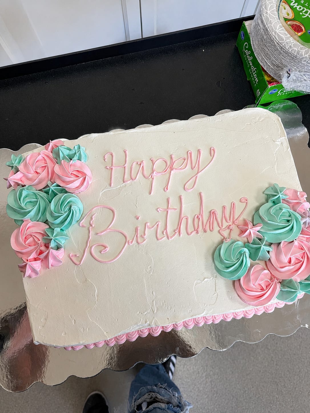 Custom birthday cake
