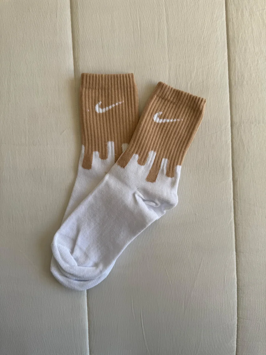 Nike blanca y beige