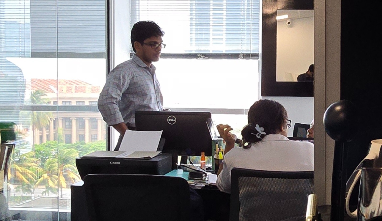 Office team collaboration