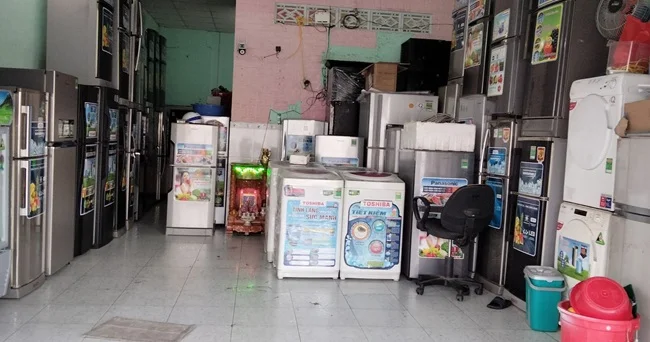 Thu mua máy giặt cũ quận Tân Phú số lượng nhiều
