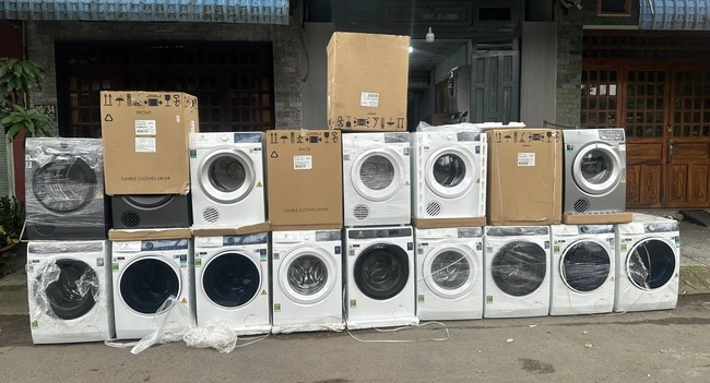 Thu mua máy giặt cũ Tây Hồ Hà Nội số lượng lớn