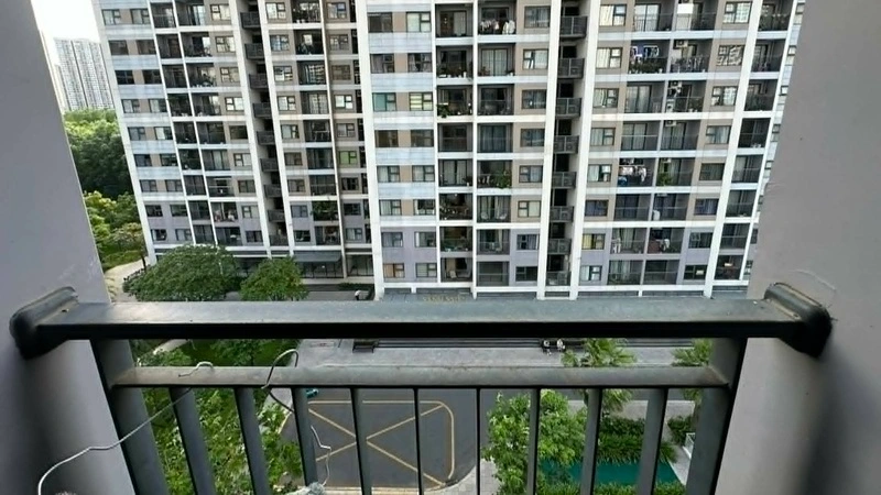 Góc nhìn tòa nhà Vinhomes Quận 9 được nhân viên Trung Điện Lạnh chụp khi đến sửa máy giặt