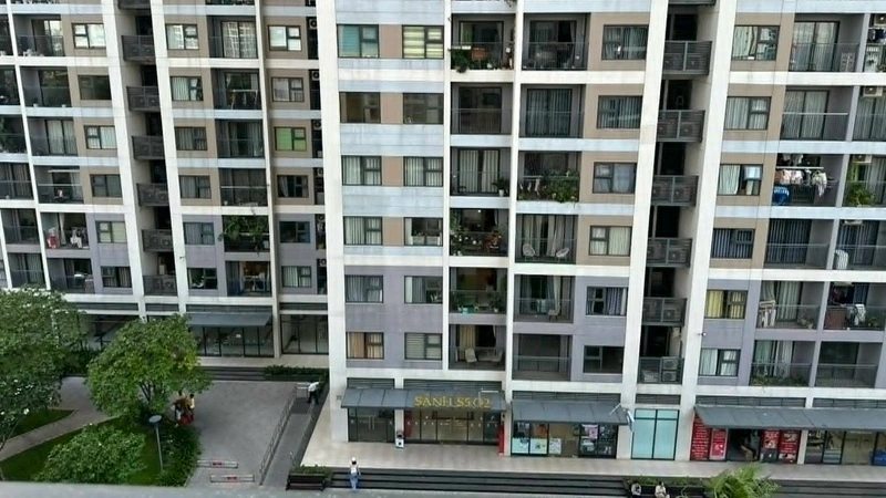 Tòa nhà S5-02 khu Rainbow Vinhomes nhìn từ trên cao