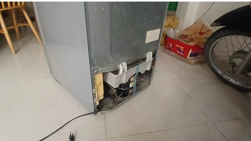 Thay block tủ lạnh Sanyo sau khi kiểm tra hư hỏng tại phường Thành Vinh