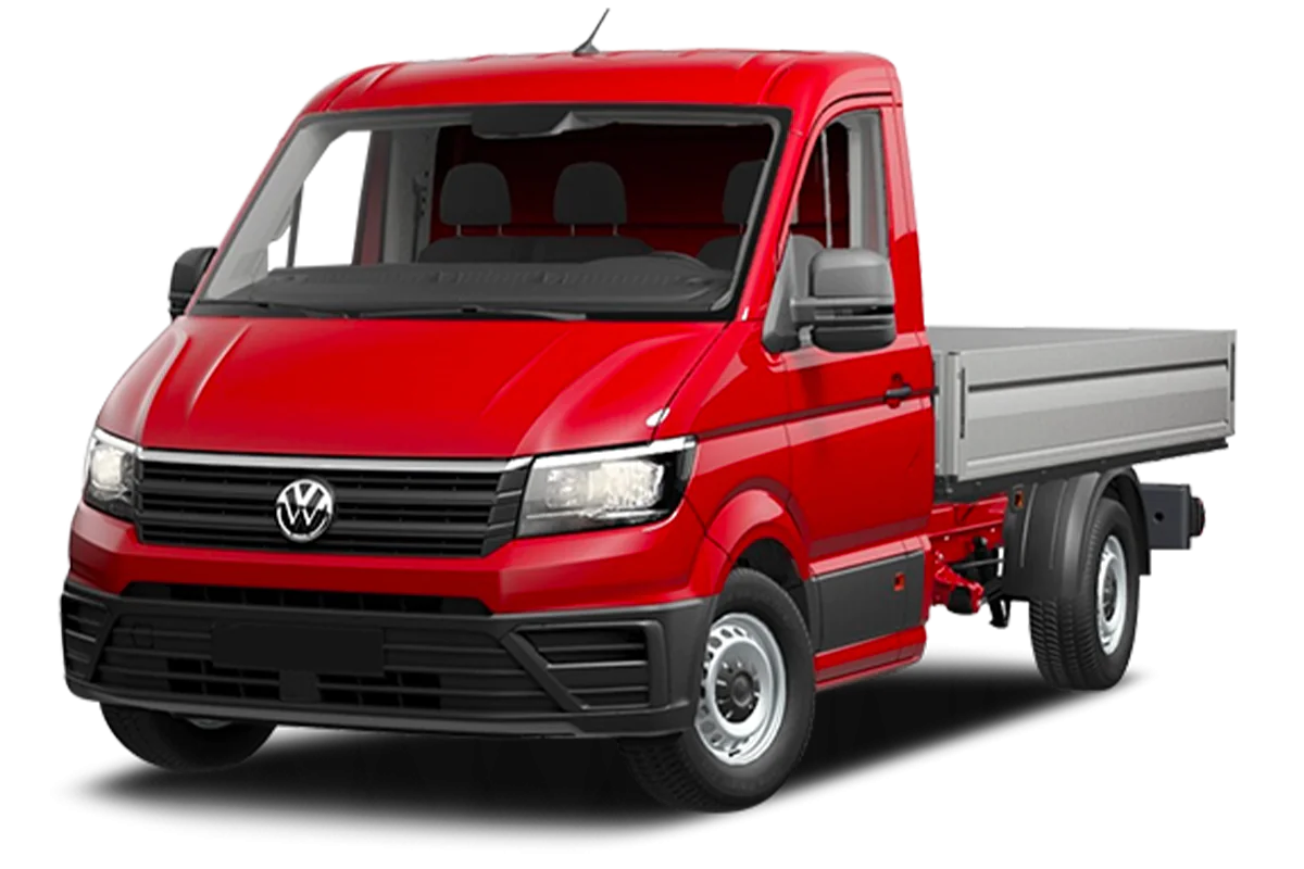 Utilitaire Volkswagen Crafter chassis cabine plateau