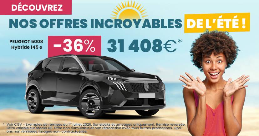 Découvrez nos offres incroyables de l'été