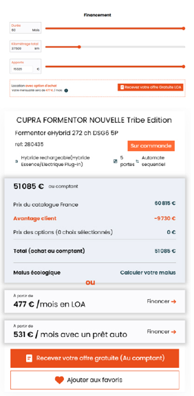 Simulation de financement