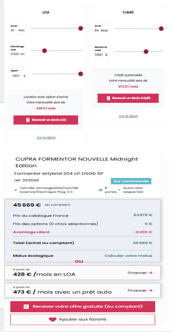 Simulation de financement