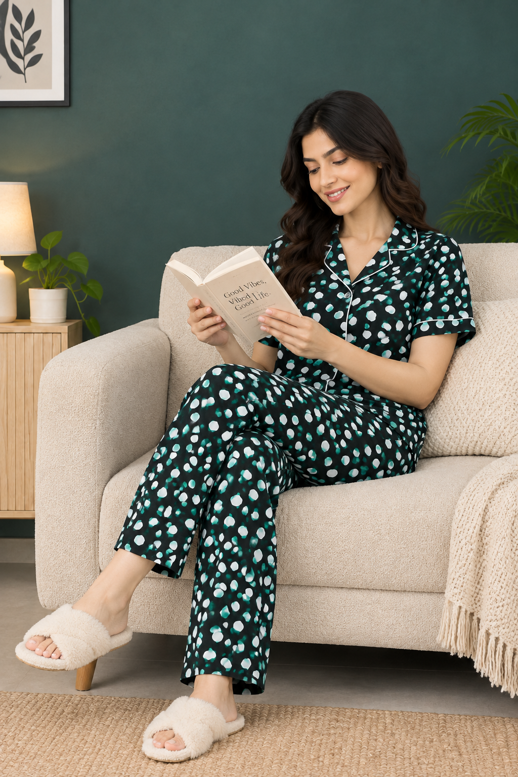 Mohini Nightwear Print Co-ord Pajama Set