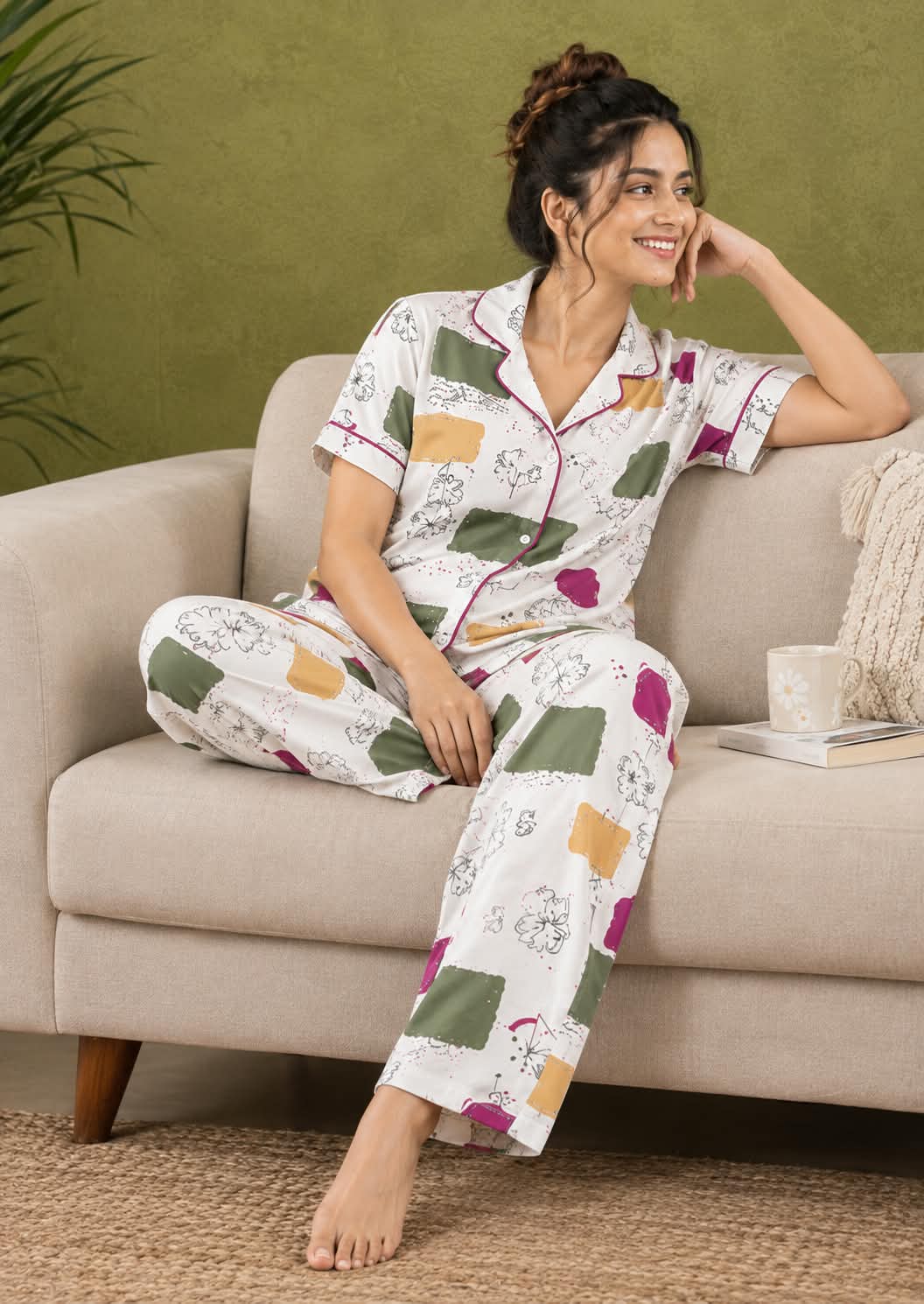 Print Co-ord Pajama Set