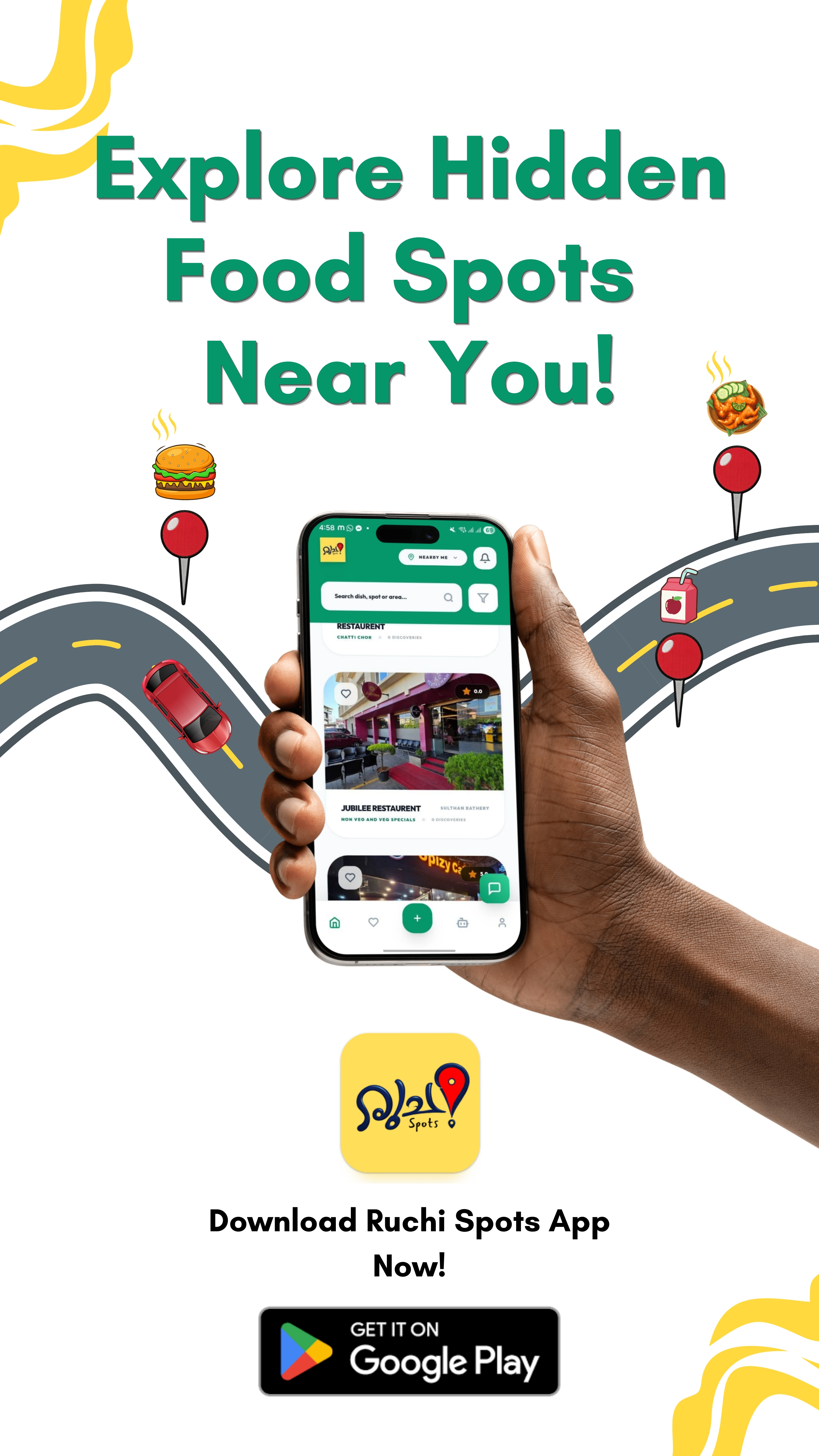 Ruchi Spots by Userox Innovations: A Smart Food Discovery Platform for Local Explorers