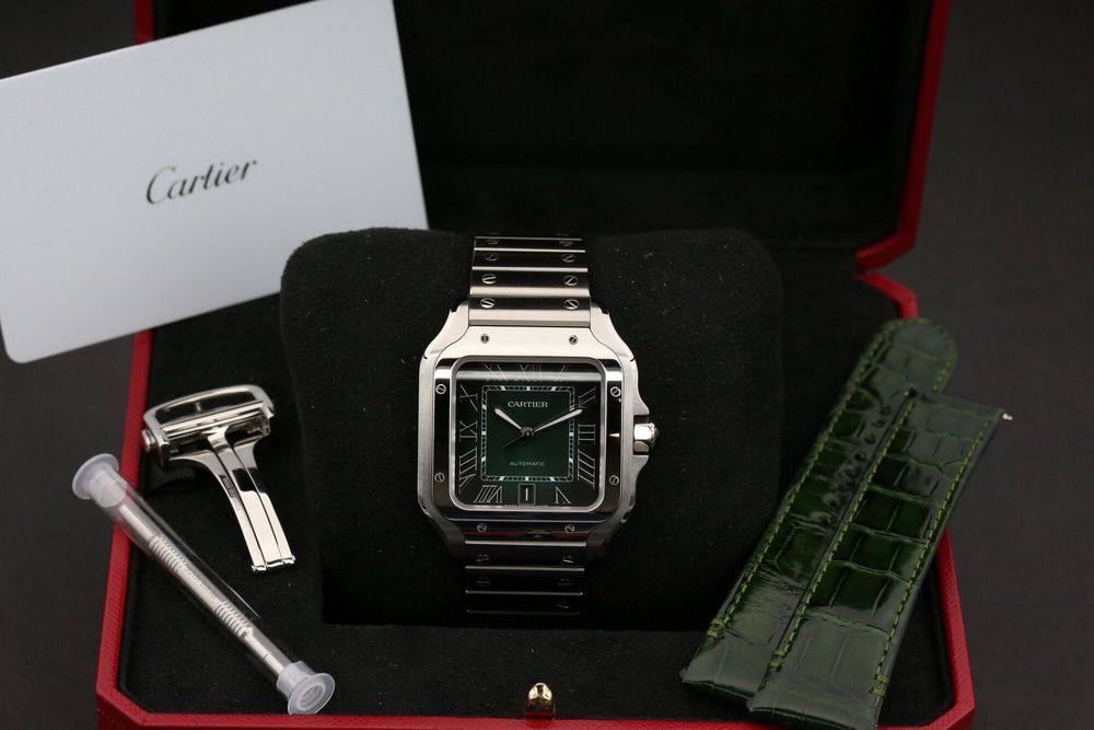 CARTIER SANTOS WSSA0062 (GREEN 40MM) 2025 preview 3