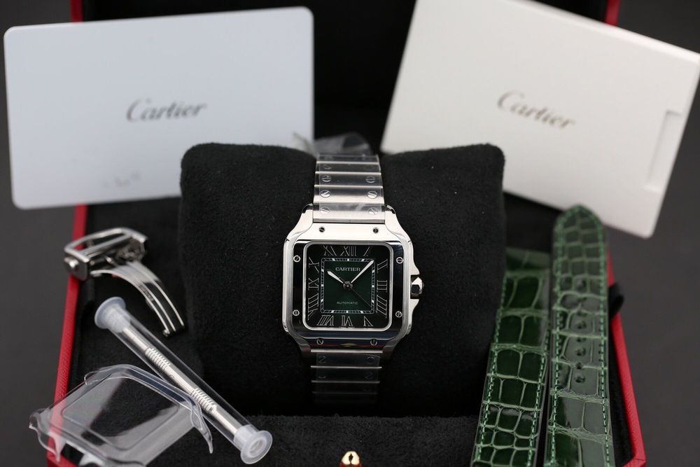 CARTIER SANTOS WSSA0061 (GREEN 35MM) 2026 preview 3