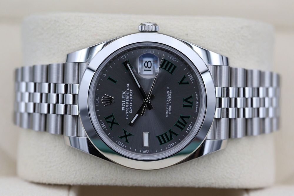 ROLEX DATEJUST 126300 (WIMBLEDON 41MM) 2024 preview 2