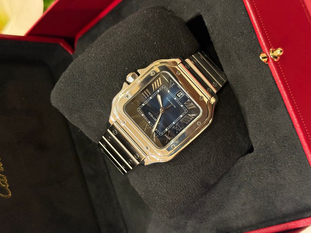 SANTOS DE CARTIER WSSA0030 (BLUE LARGE) 2022 preview 3