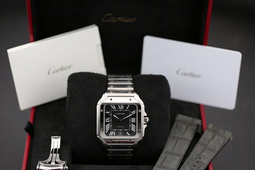 CARTIER DE SANTOS WSSA0096 (BLACK LARGE) 2026 preview 3