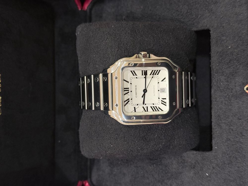SANTOS DE CARTIER WSSA0018 (LARGE WHITE) 2023 preview 3