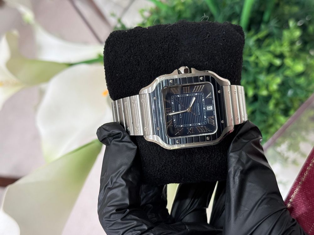SANTOS DE CARTIER WSSA0048 (PVD BLUE LARGE) 2023 preview 3