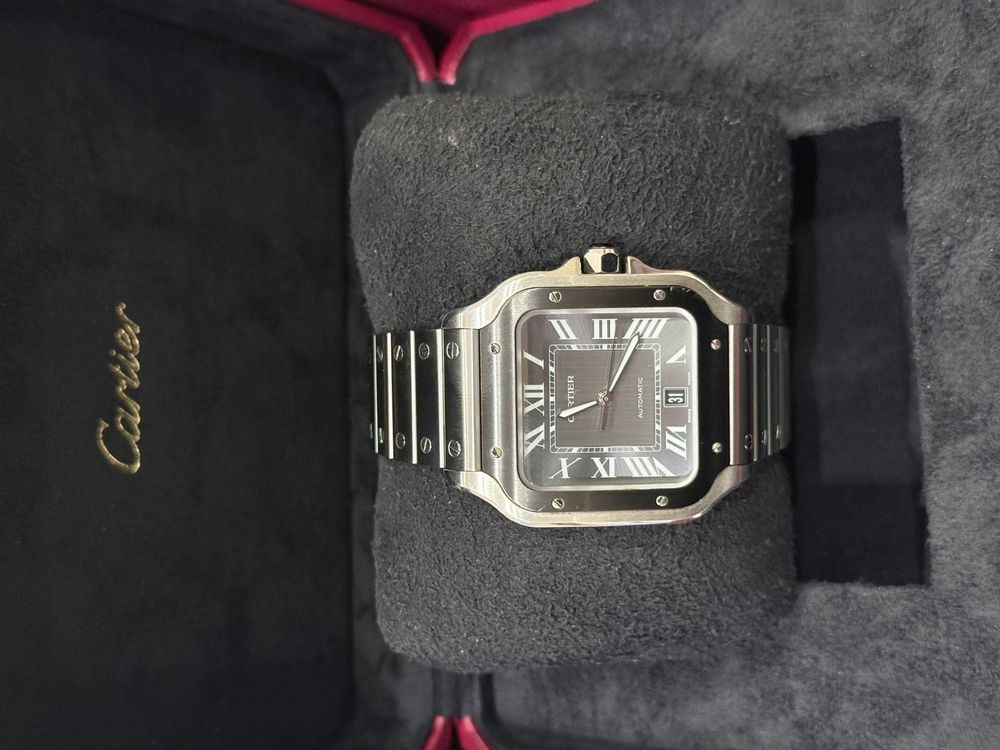 SANTOS DA CARTIER WSSA0037 (BLACK ADLC LARGE) 2024