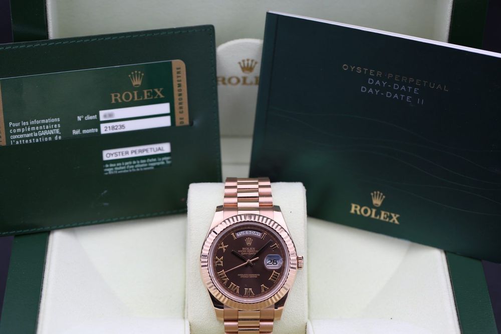 ROLEX DAY-DATE 218235 (CHOCOLATE 41MM) 2011 preview 3
