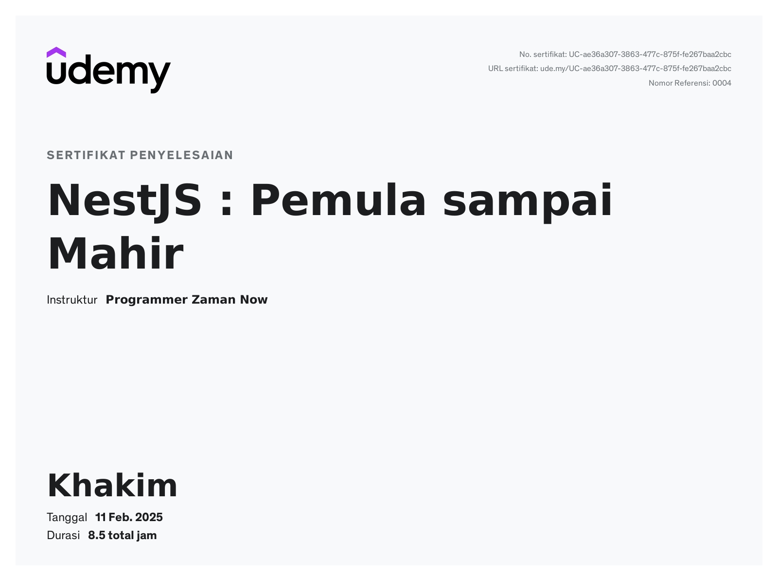 NestJS: Pemula sampai Mahir