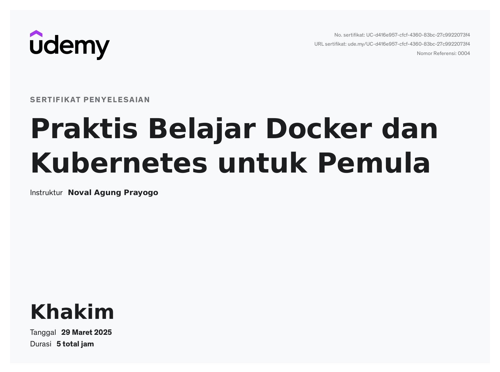 Praktis Belajar Docker dan Kubernetes untuk Pemula