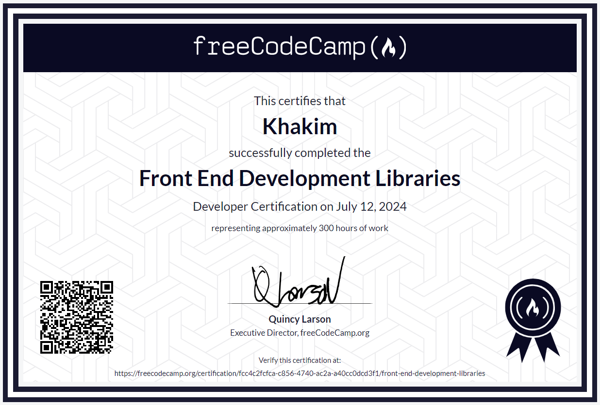 Front End Development Libraries