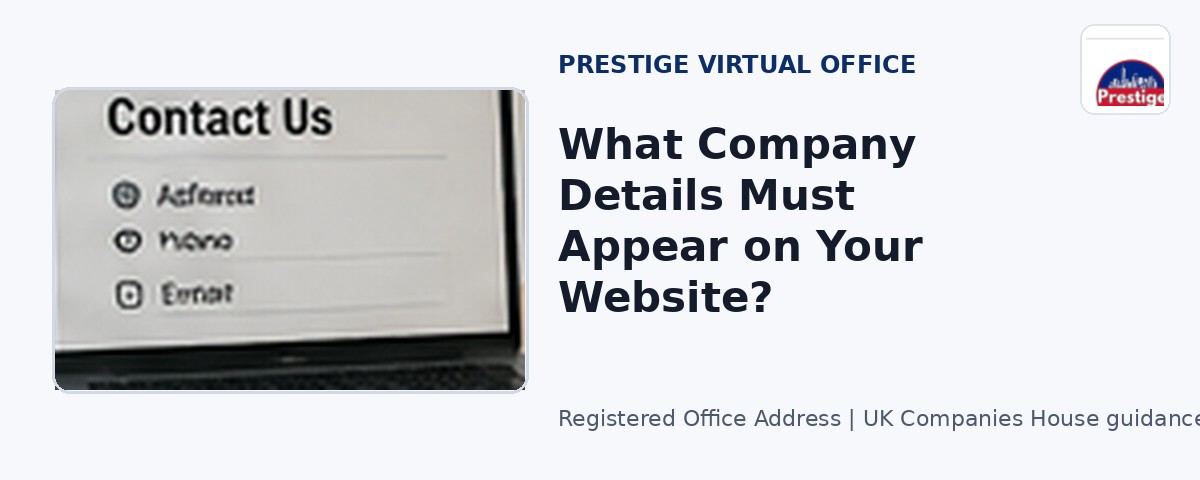 What Company Details Must Appear on Your Website?