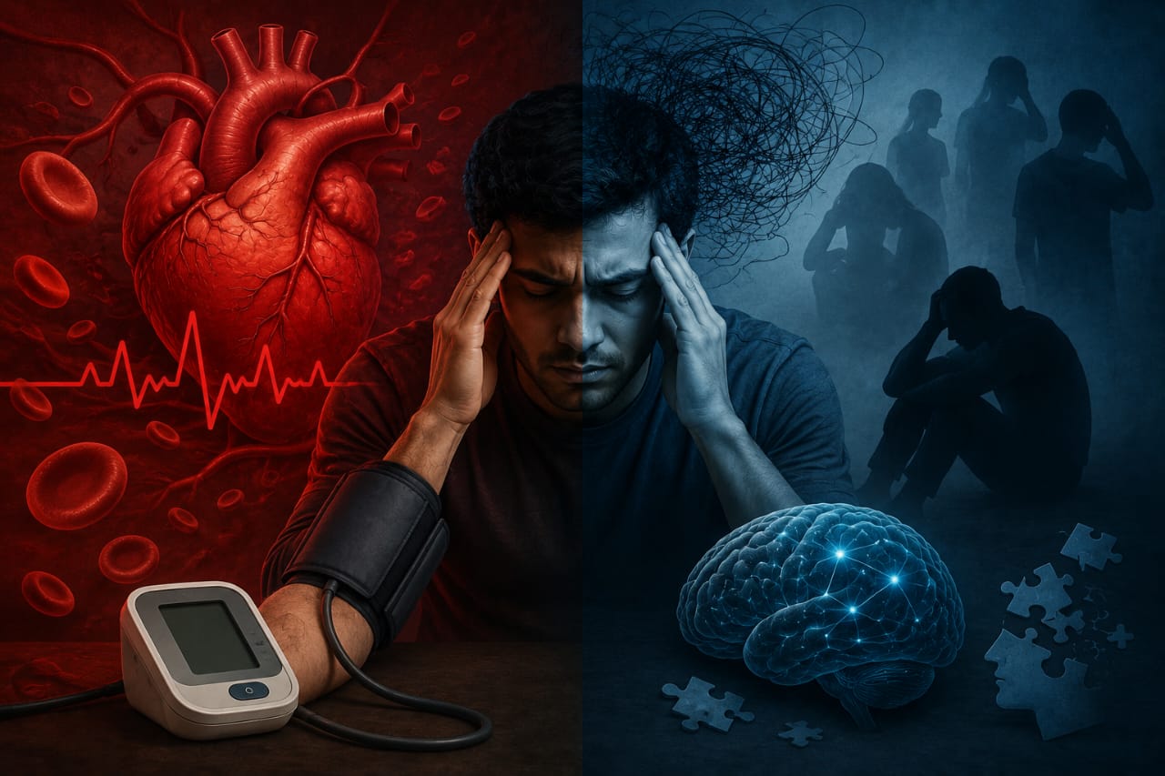 Silent Pressures: Rising Hypertension and Mental Health Disorders in the Working-age