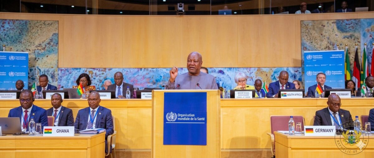 "Treat Health as Investment, Not Charity" — Mahama Calls for Health Sovereignty at WHA 2026
