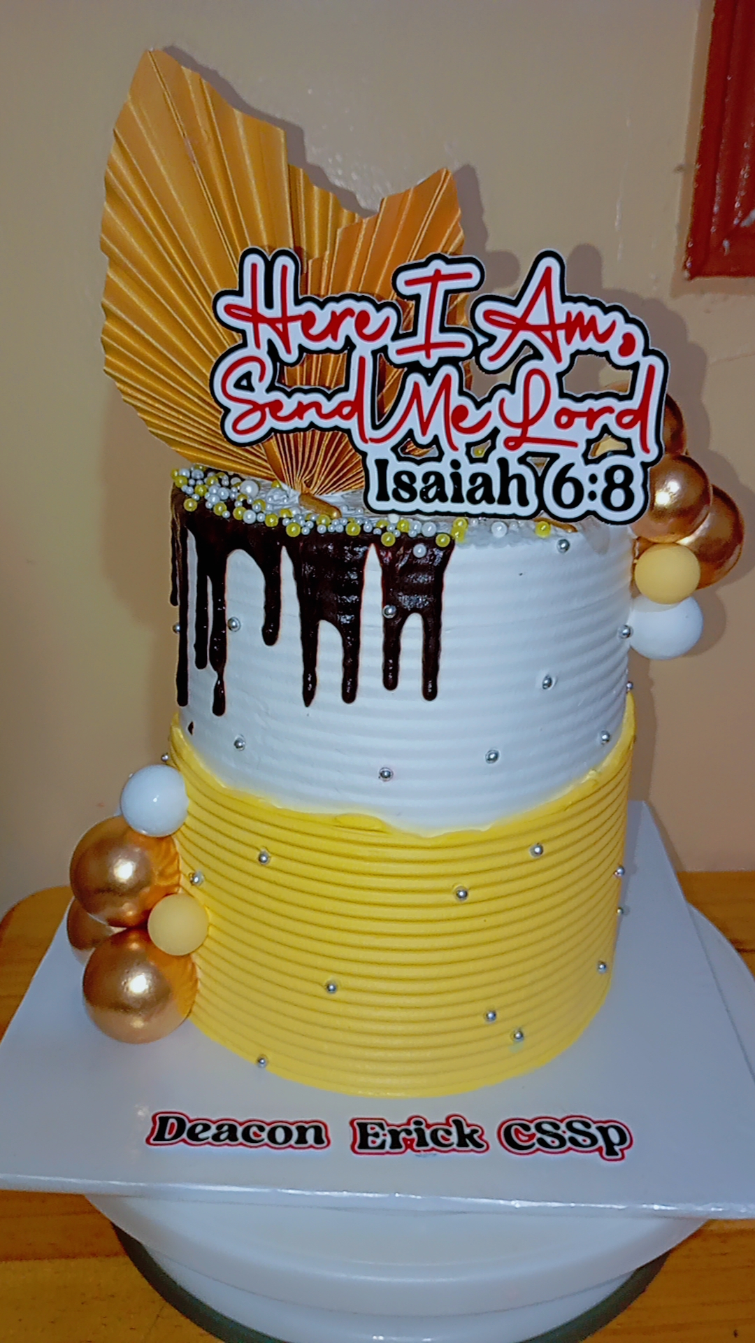 Ordination cake