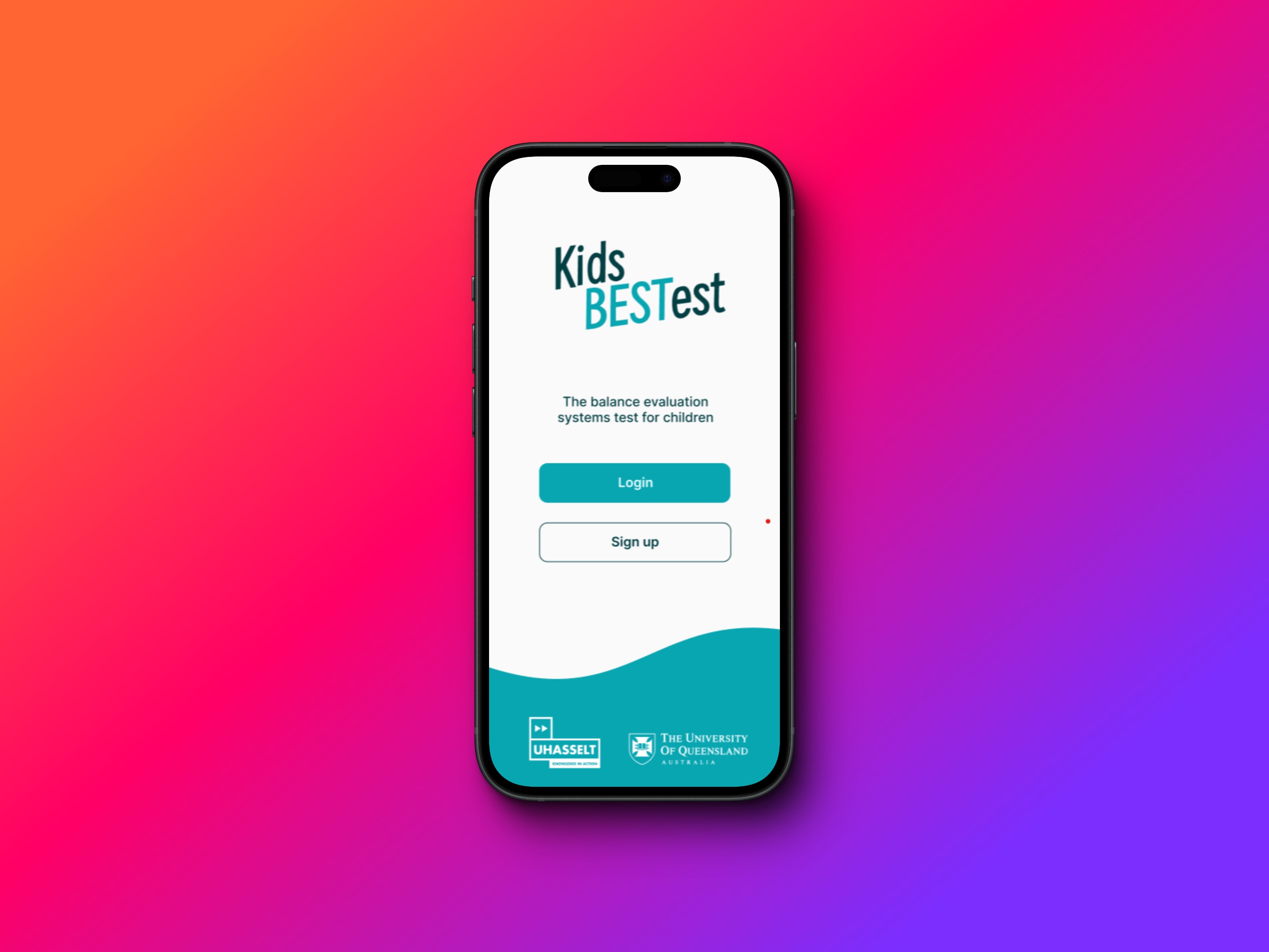 Kids BESTest homescreen