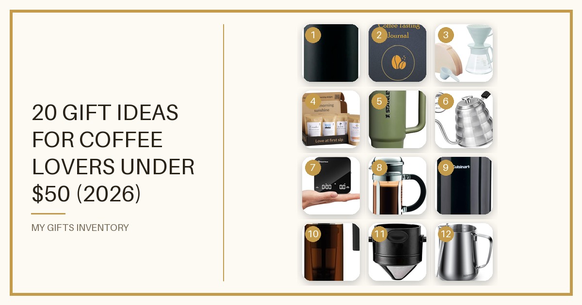 20 Gift Ideas for Coffee Lovers Under $50 (2026)